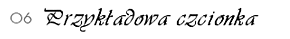 czcionka