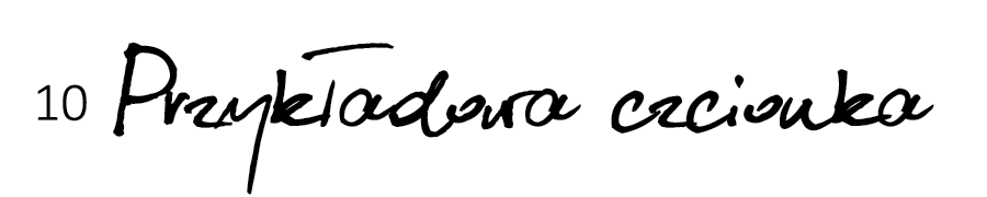 czcionka