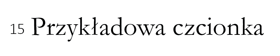 czcionka