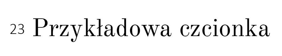 czcionka