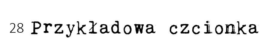 czcionka