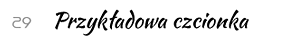 czcionka