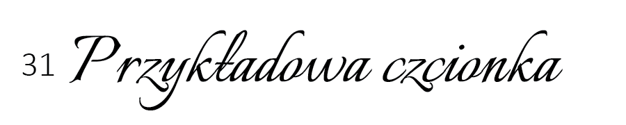 czcionka