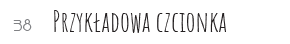 czcionka